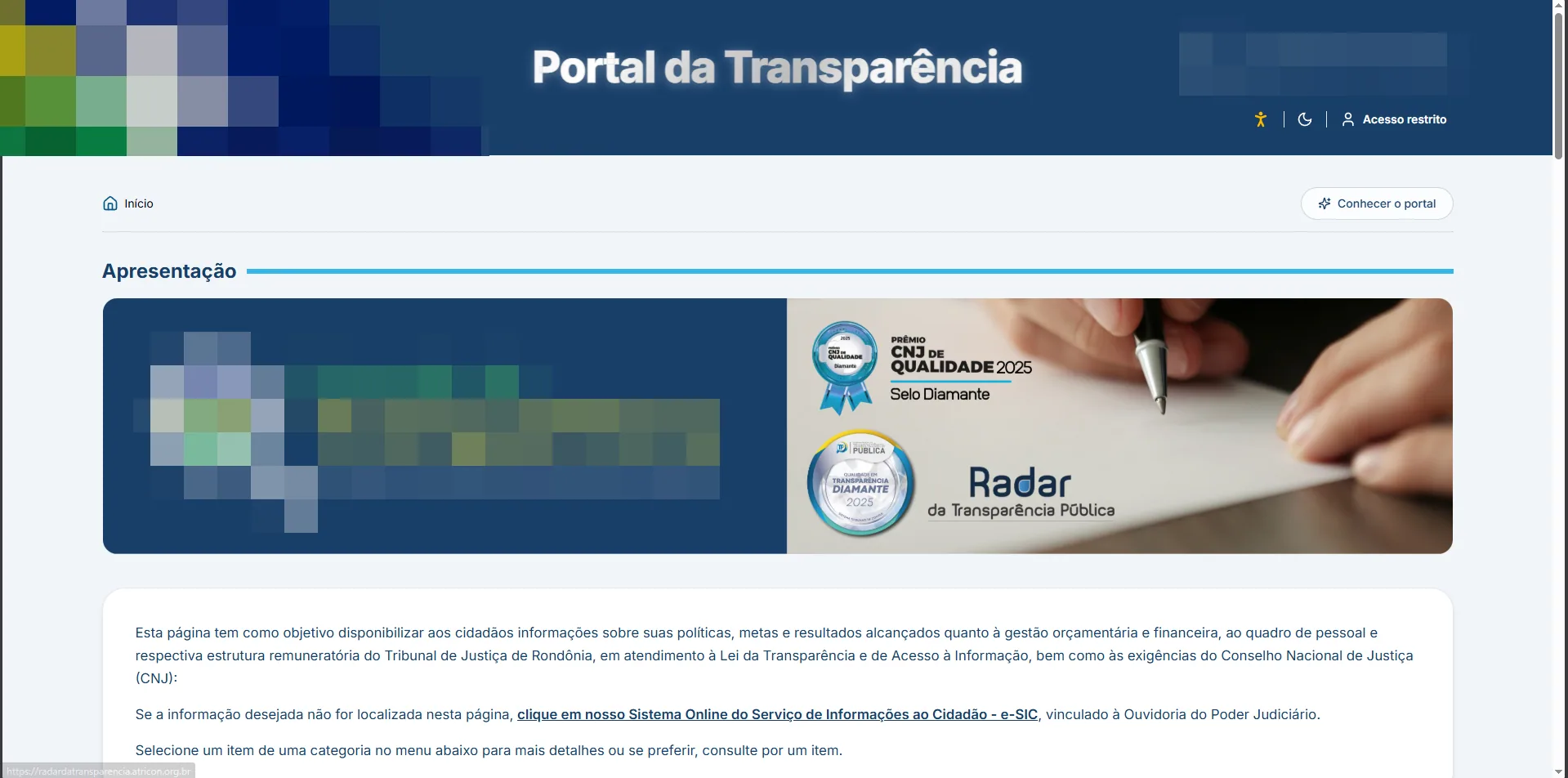 Pentest - Judiciary Transparency Portal